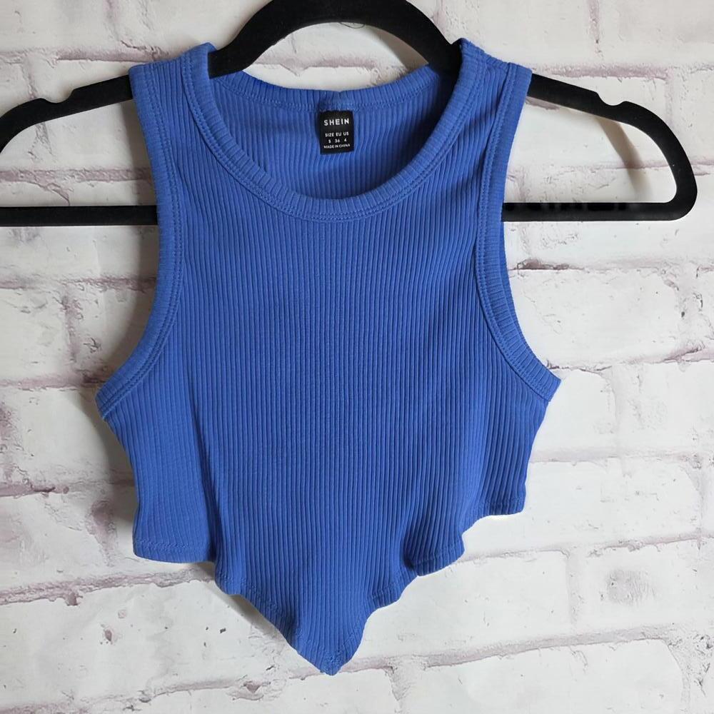 Blue crop halter